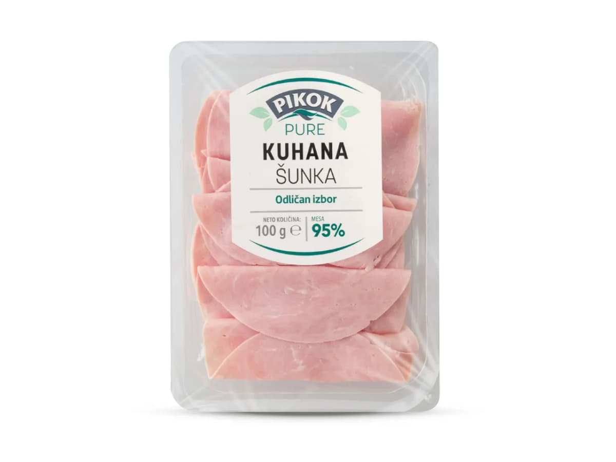 Pikok Pure kuhana šunka 100 g Akcija u trgovini Lidl