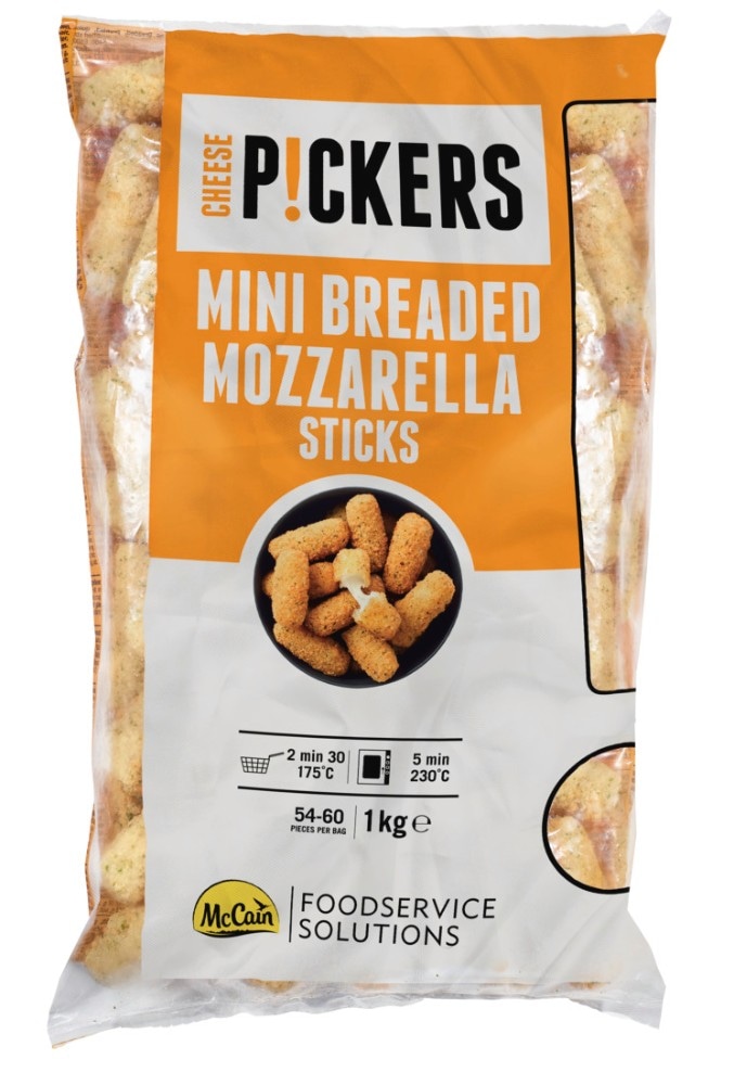 McCain Cheese Pickers Mini Breaded Mozzarella Sticks 1kg - Akcija u trgovini Žabac