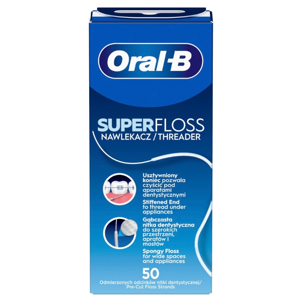 Oral-B Superfloss Threader zubni konac 50 kom - Akcija u trgovini Mueller