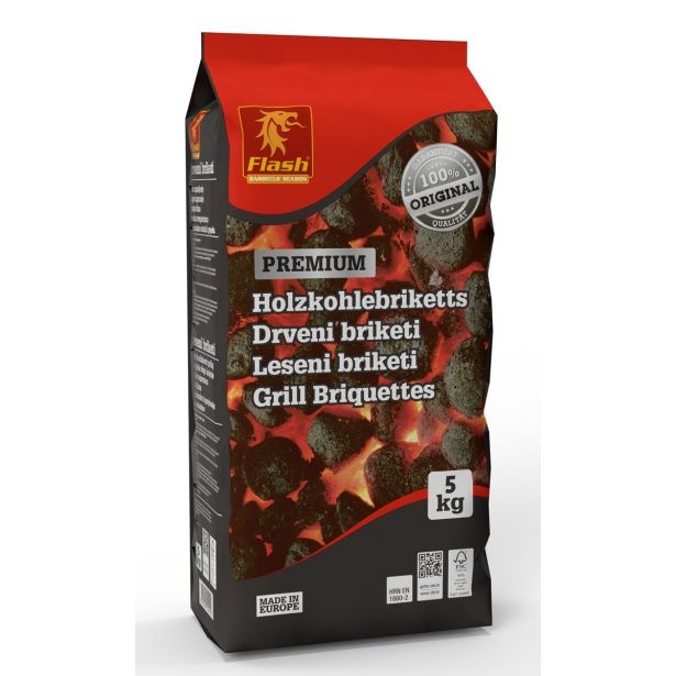 Grill briket 5 kg Flash - Akcija u trgovini Kaufland