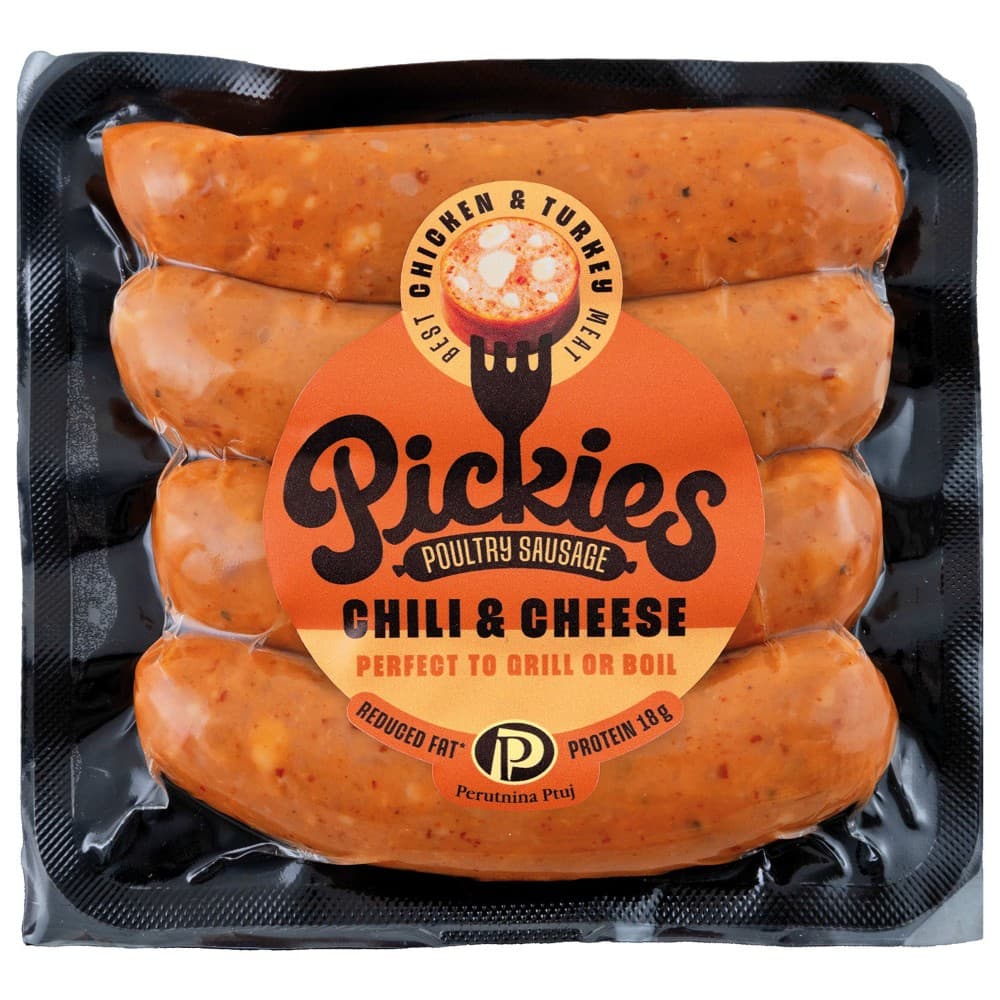 Kobasica pileća dimljena classic, sir, sir i čili 210 g Pickles Akcija u trgovini NTL