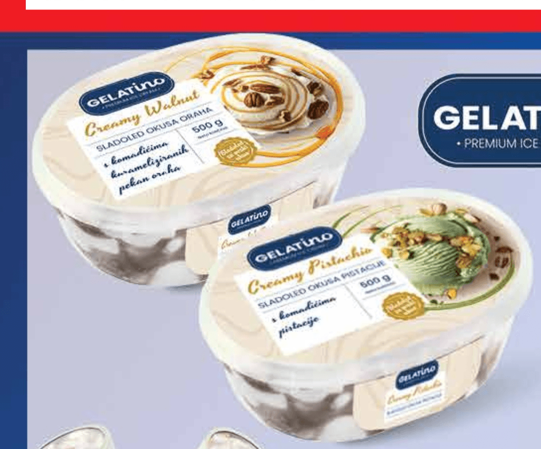 Gelatino Sladoled 900 ml - Akcija u trgovini Plodine