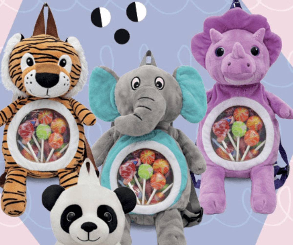 Lizalice Mix + Ruksak Plišana Životinja 15g, 20/1 - Akcija u trgovini Konzum