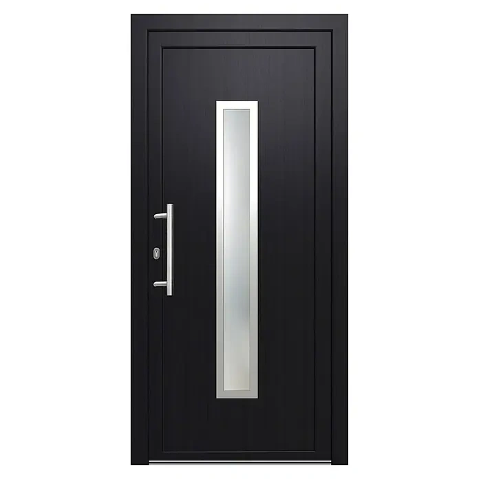 PVC ulazna vrata Milano KF740 antracit š 110 x v 210 cm Akcija u trgovini Bauhaus