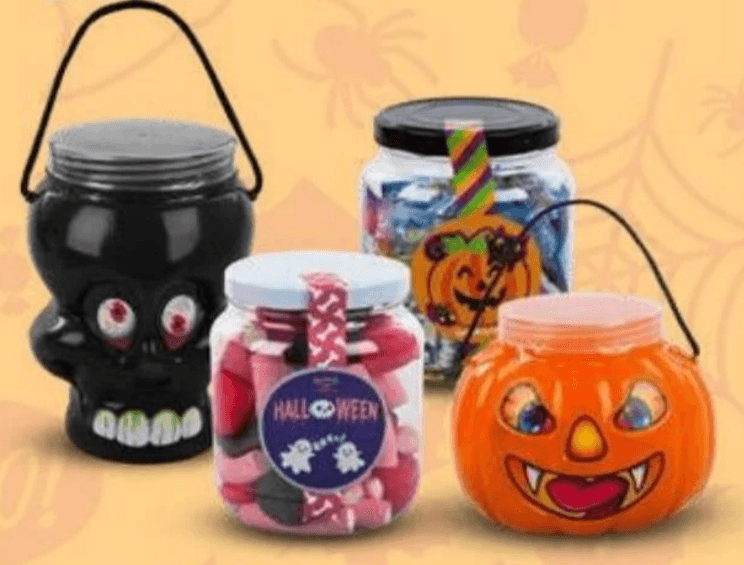 Bomboni u posudama Halloween 250 g Akcija u trgovini Eurospin