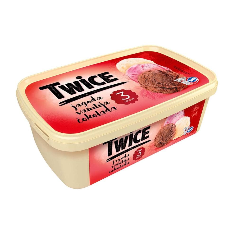 Twice sladoled jagoda vanilija čokolada 1700 ml Akcija u trgovini 365 Market