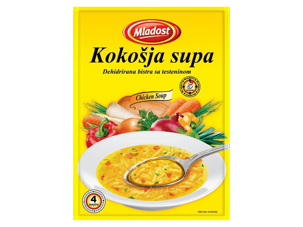 MLADOST Kokošja juha sa zvjezdicama 65g - Akcija u trgovini Pivac