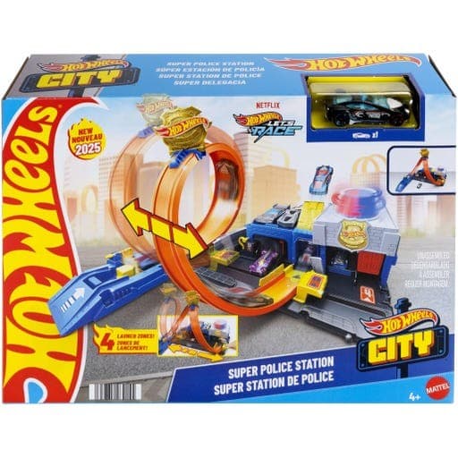 Hot Wheels Policijska postaja Akcija u trgovini Tedi
