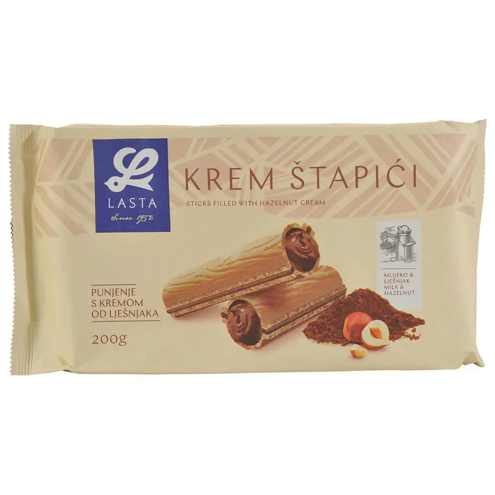 Lasta Krem štapići čokolada 200g Akcija u trgovini Pivac