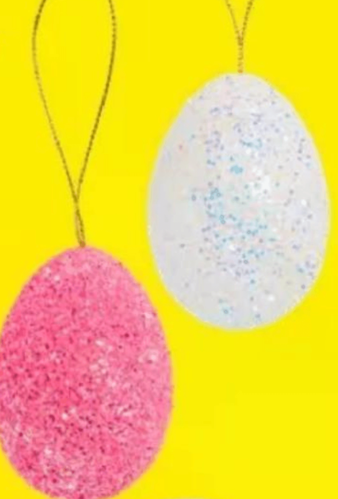 Ukrasno jaje sa šljokicama - Akcija u trgovini Tedi