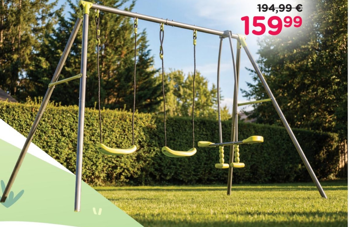 Ljuljačka trostruka, metalna - Akcija u trgovini Baby Center