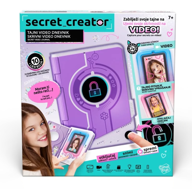 Tajni video dnevnik Secret Creator 1 kom Akcija u trgovini Interspar