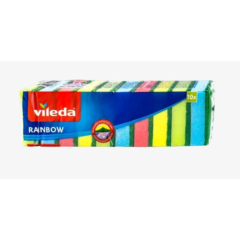 Set spužvica za suđe Rainbow Vileda 10 kom Akcija u trgovini Bauhaus