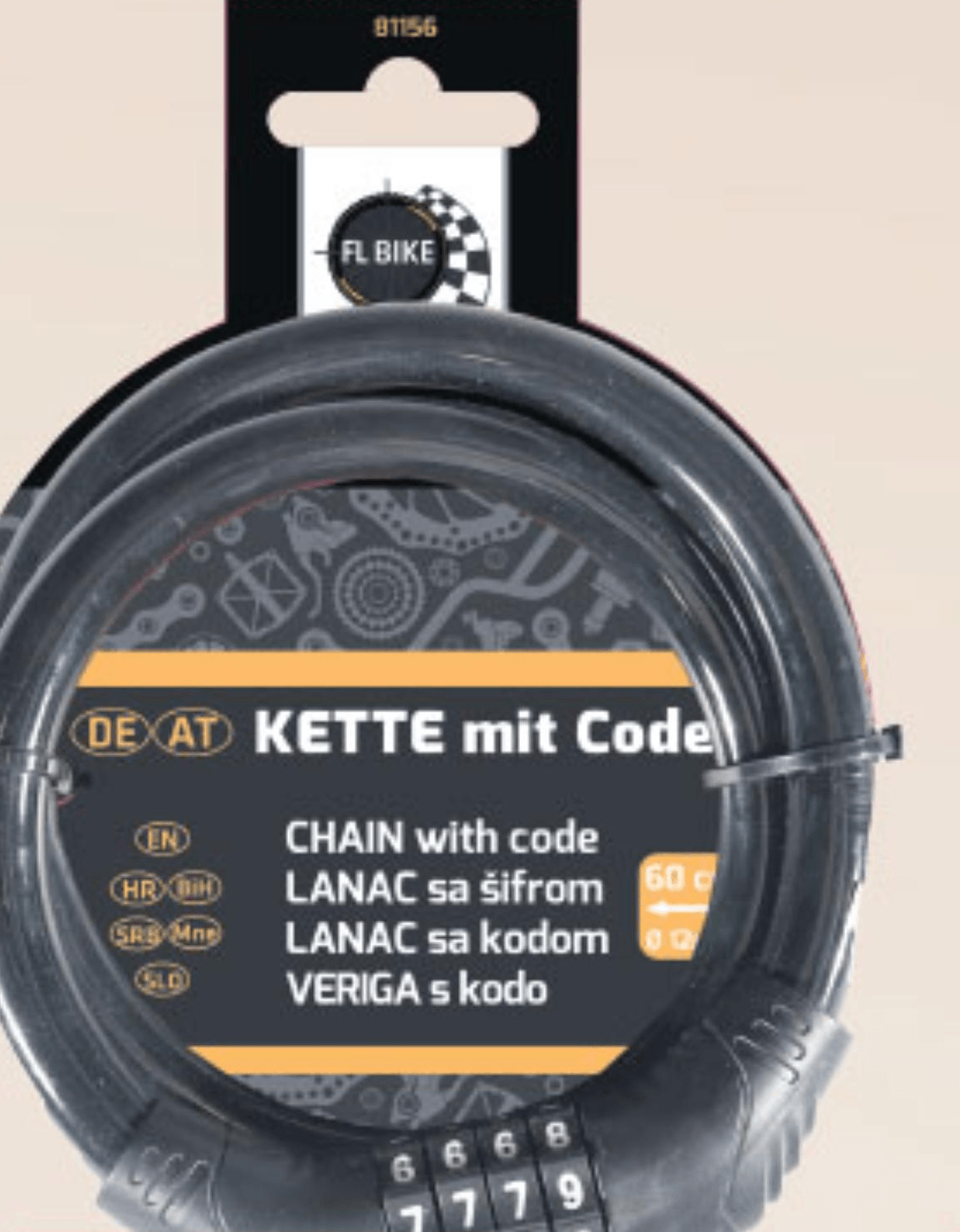 Lokot za bicikl sa šifrom DEXAT - Akcija u trgovini KTC