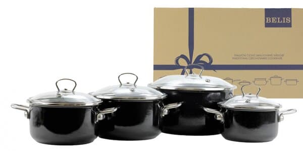 Set emajliranog posuđa Belis premium 4kom/set Akcija u trgovini KTC