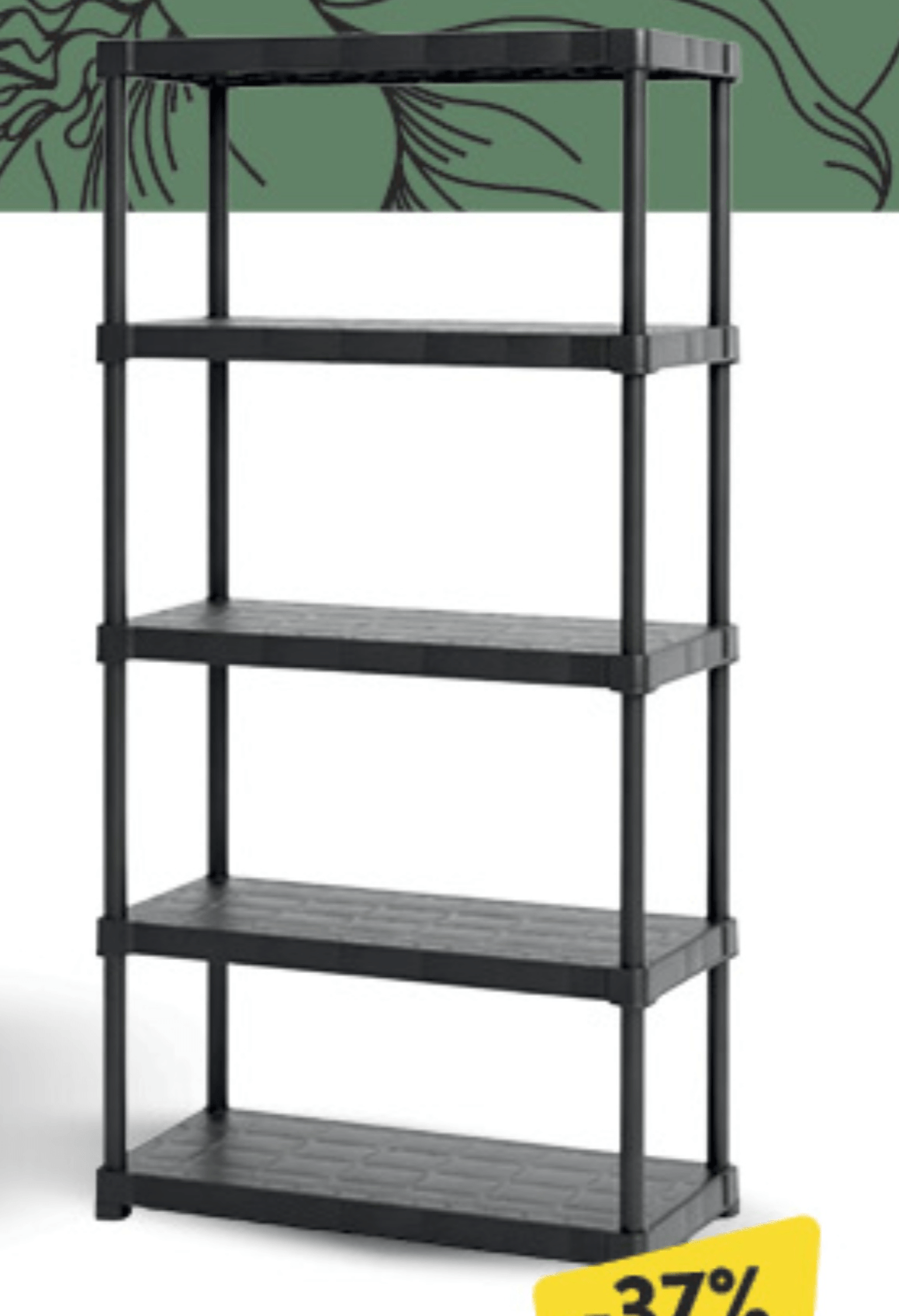 Stalaža 5 polica - Akcija u trgovini Konzum