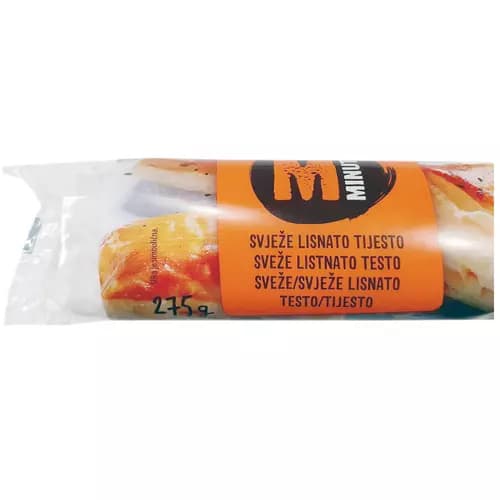 Minute lisnato tijesto 275g Akcija u trgovini Konzum
