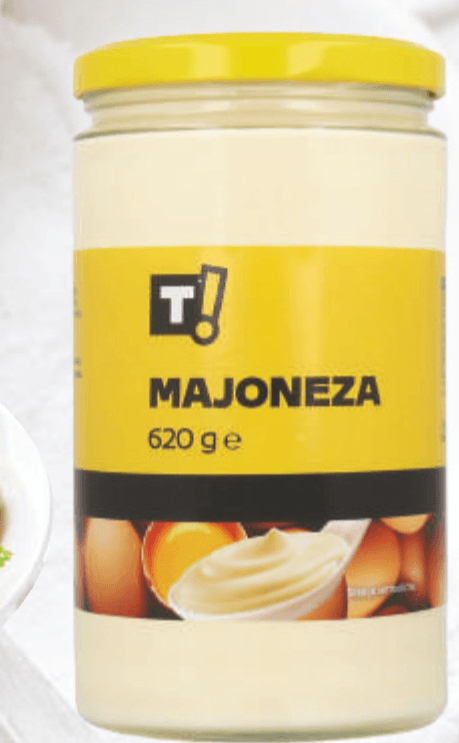T! Majoneza 620 g - Akcija u trgovini Tommy