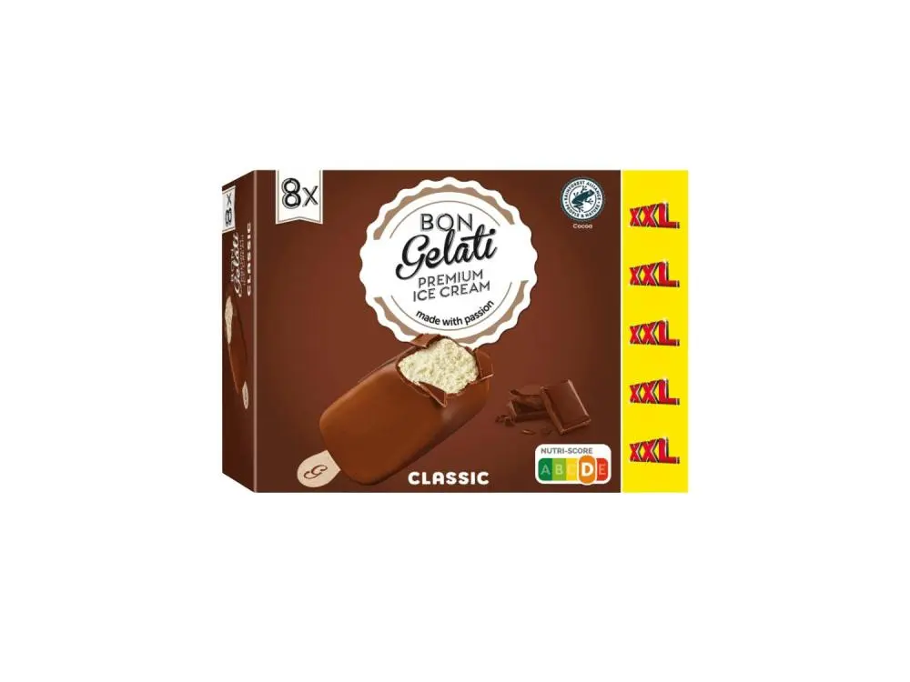 Bon Gelati Sladoled na štapiću XXL 8 x 100 ml Akcija u trgovini Lidl