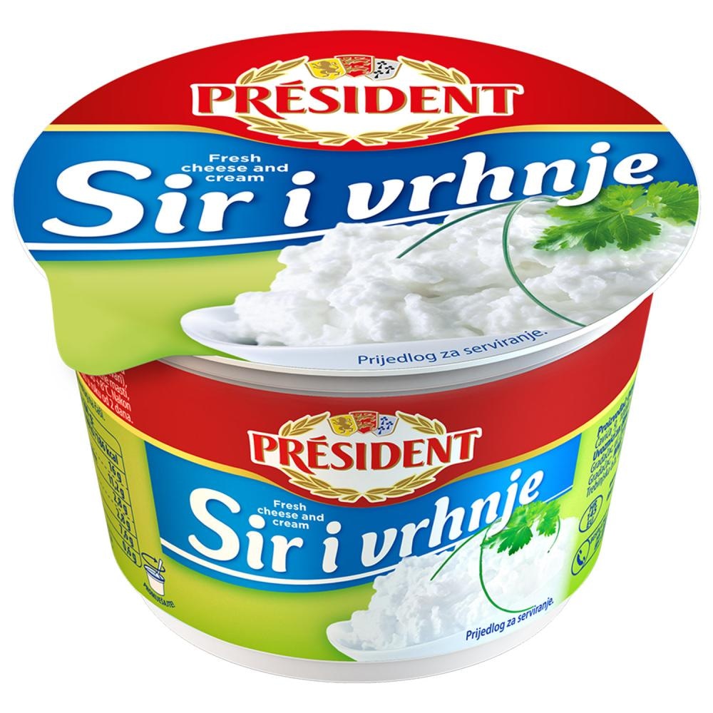 President sir i vrhnje 200 g Dukat Akcija u trgovini Tommy