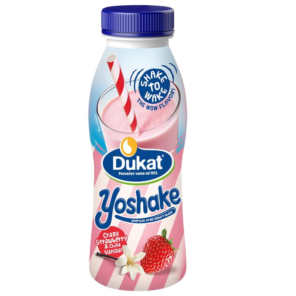 Dukat Yoshake Strawberry Vanilla 300 g Akcija u trgovini Gavranović