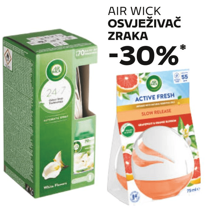 AIR WICK osvježivači zraka Akcija u trgovini Kaufland