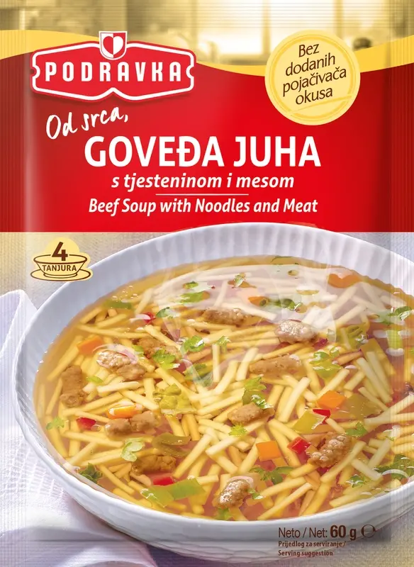 Goveđa juha 60 g Podravka Akcija u trgovini Djelo