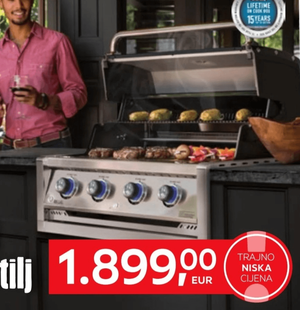 Broil King Ugradbeni plinski roštilj Regal 420 - Akcija u trgovini Lesnina