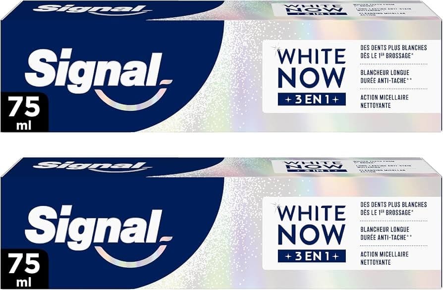 Signal Pasta za zube 3 u 1 White now 2 x 75 ml Akcija u trgovini KTC