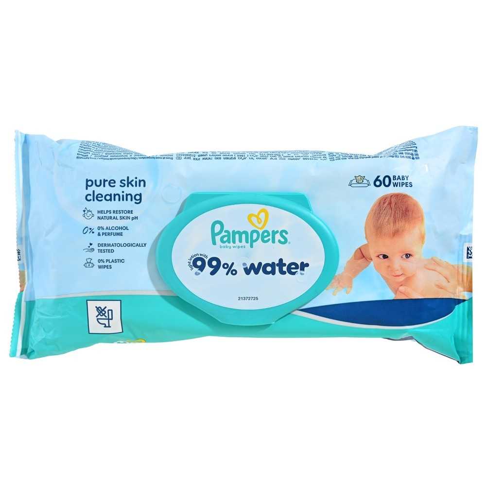 Pampers Vlažne maramice 60 kom - Akcija u trgovini Konzum