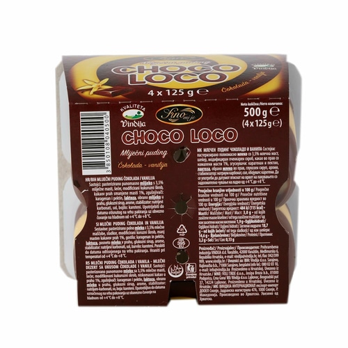 Mliječni desert Choco Loco 4 x 125 g Akcija u trgovini KTC