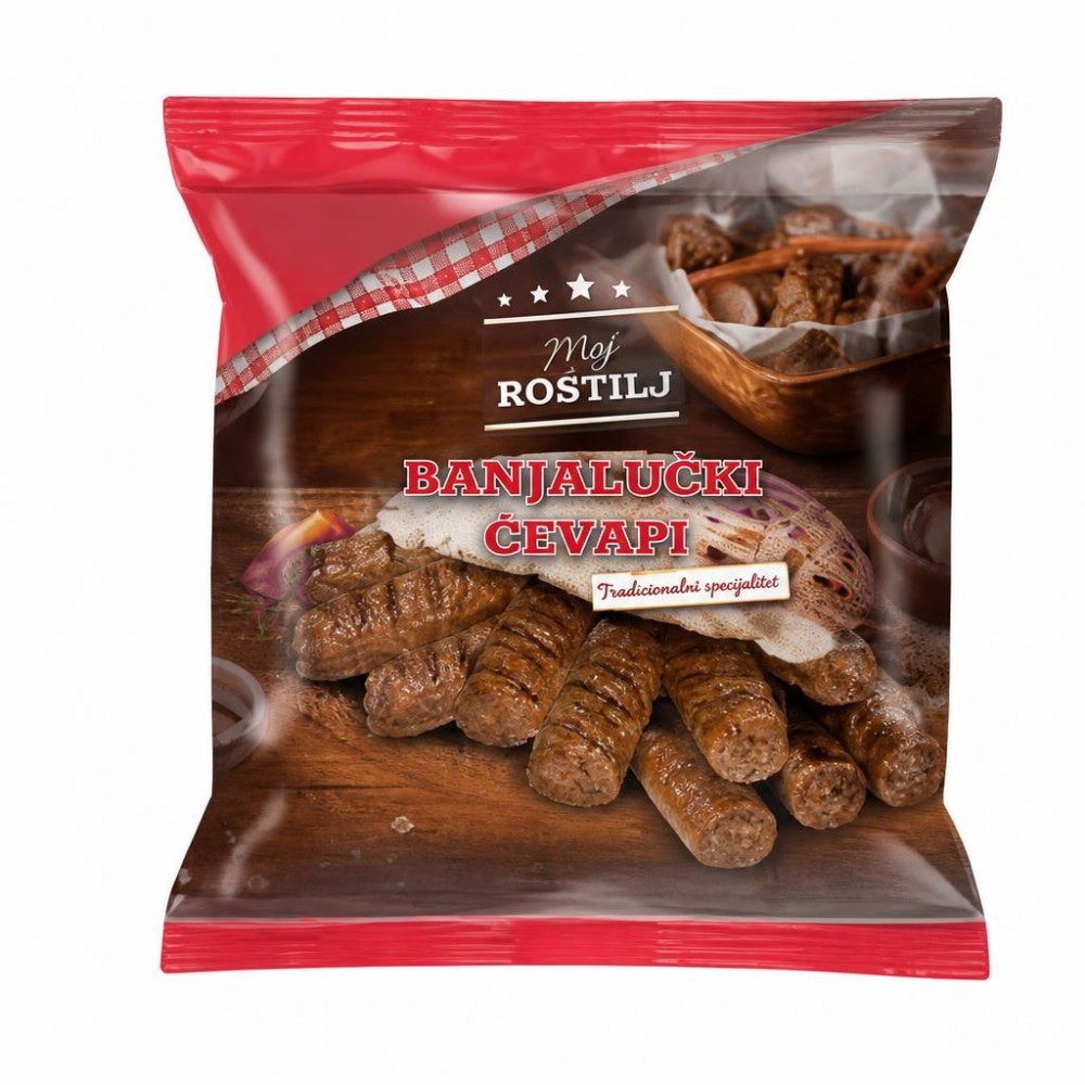 Moj Roštilj Banjalučki ćevapi 1 kg Akcija u trgovini Stanić Diskont