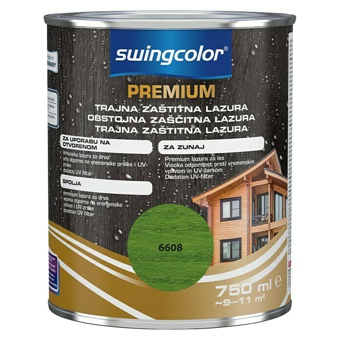 Swingcolor Premium lazura za trajnu zaštitu drva 2,5 l Akcija u trgovini Bauhaus