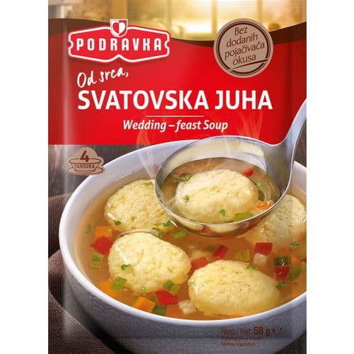 Podravka svatovska, tirolska ili pileća juha s ribanom kašicom 58 g, 67 g ili 65 g Akcija u trgovini KTC
