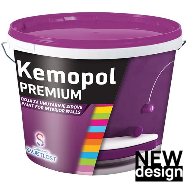 Boja za unutarnji zid Kemopol Premium 15 L Akcija u trgovini Pevex