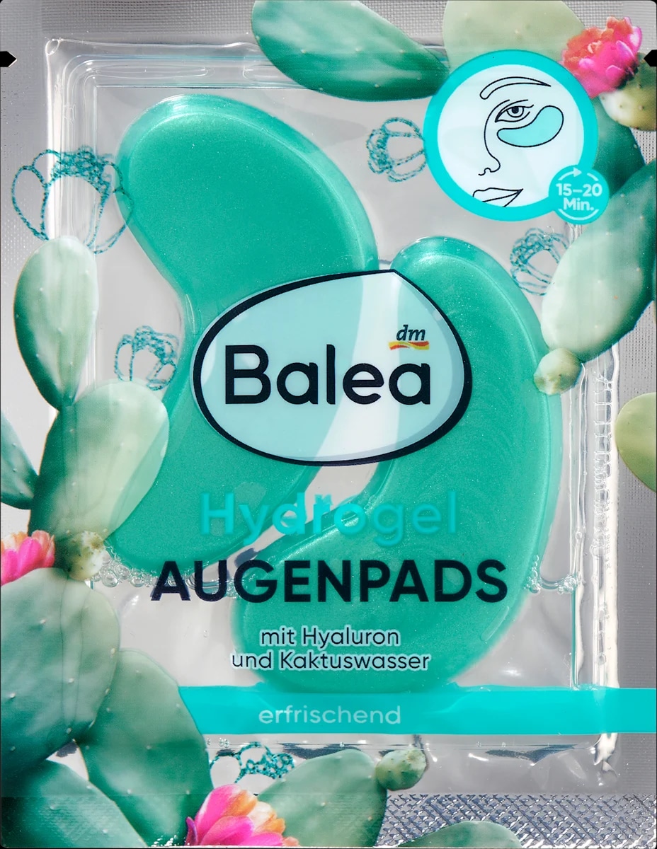 Balea Hidrogel maska za oči 2 kom. - Akcija u trgovini Dm