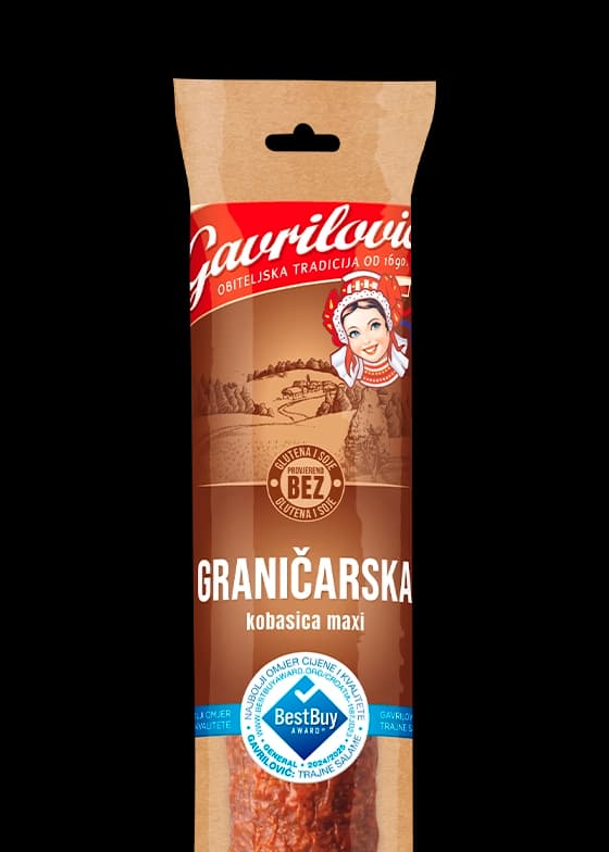 Gavrilović Graničarska kobasica 1 kg Akcija u trgovini Tommy
