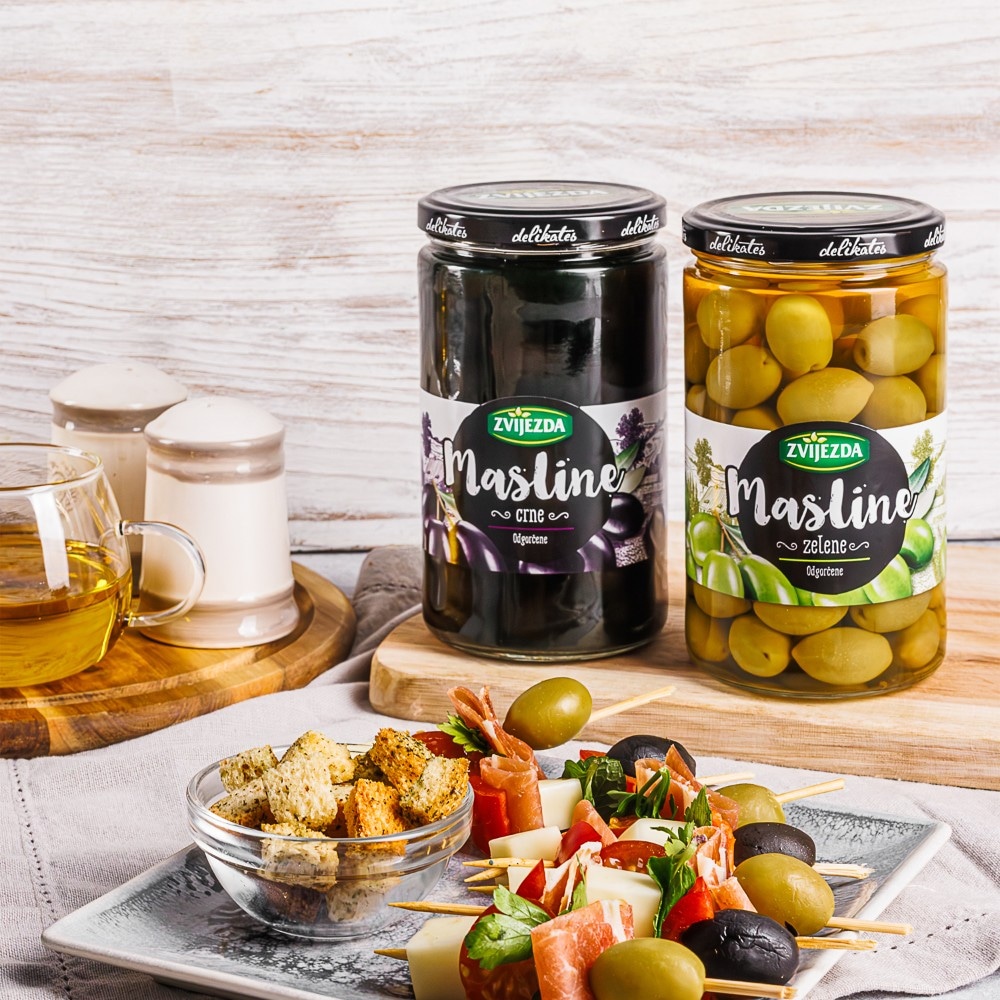 Masline crne Zvijezda 720 g Akcija u trgovini Bakmaz