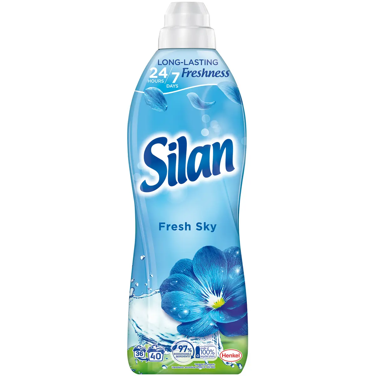 Omekšivač za rublje Silan Fresh Sky 40 pranja, 880 ml Akcija u trgovini Djelo