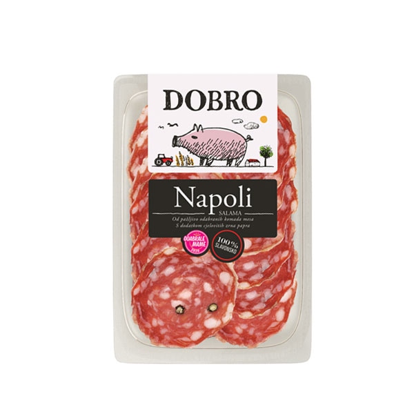 DOBRO Napoli Salama 80g - Akcija u trgovini Žabac