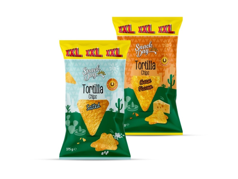 Snack Day tortilla čips XXL 375 g Akcija u trgovini Lidl