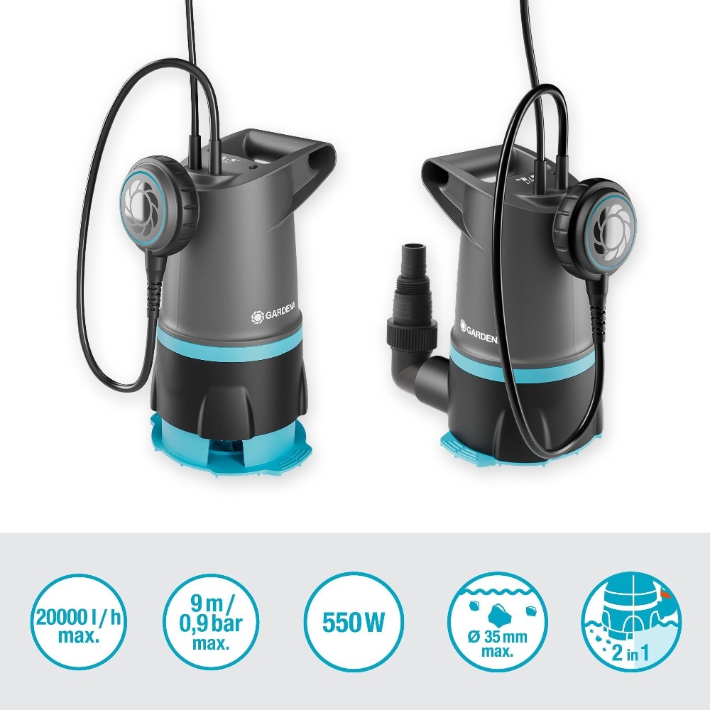 Potopna pumpa za čistu i prljavu vodu Gardena 20000 Basic Akcija u trgovini Pevex