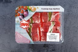 Svježi svinjski ražnjići