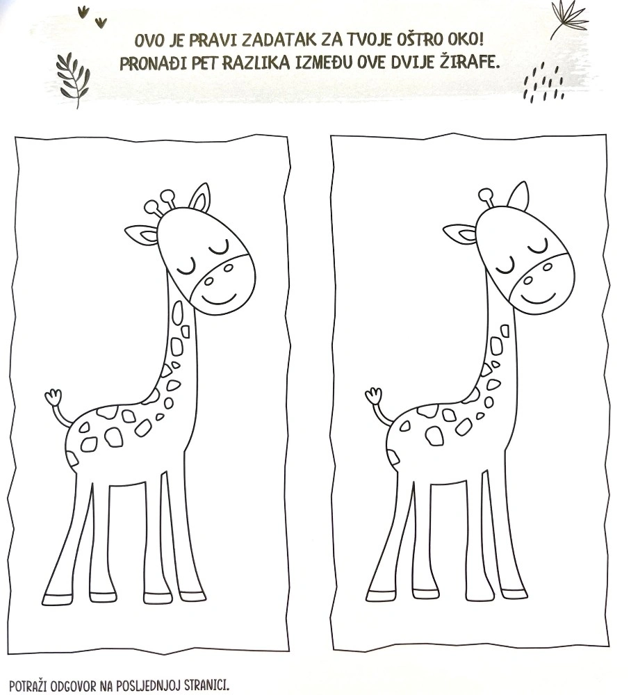 Nauči crtati – Divlje životinje Akcija u trgovini VBZ