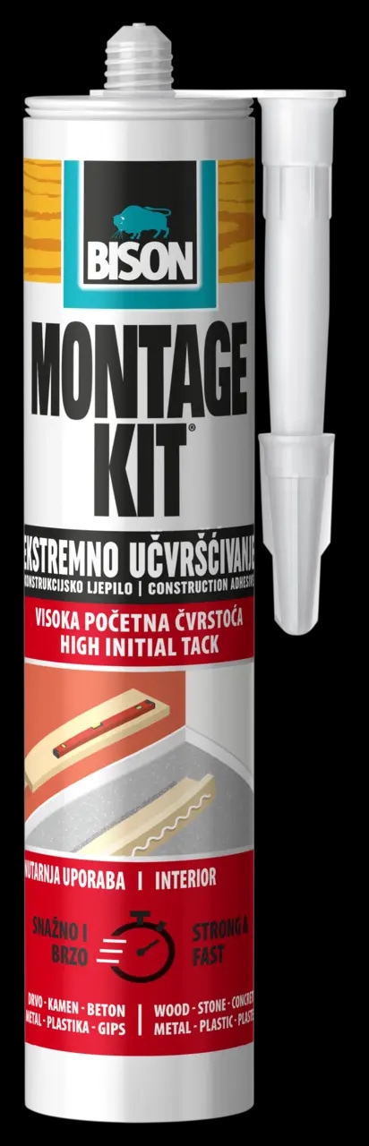 Bison Montagekit montažno ljepilo 370 g - Akcija u trgovini Merkury