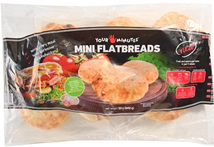Your Minutes Mini Flatbreads Rustikalna pogačica 300 g Akcija u trgovini Stanić Diskont