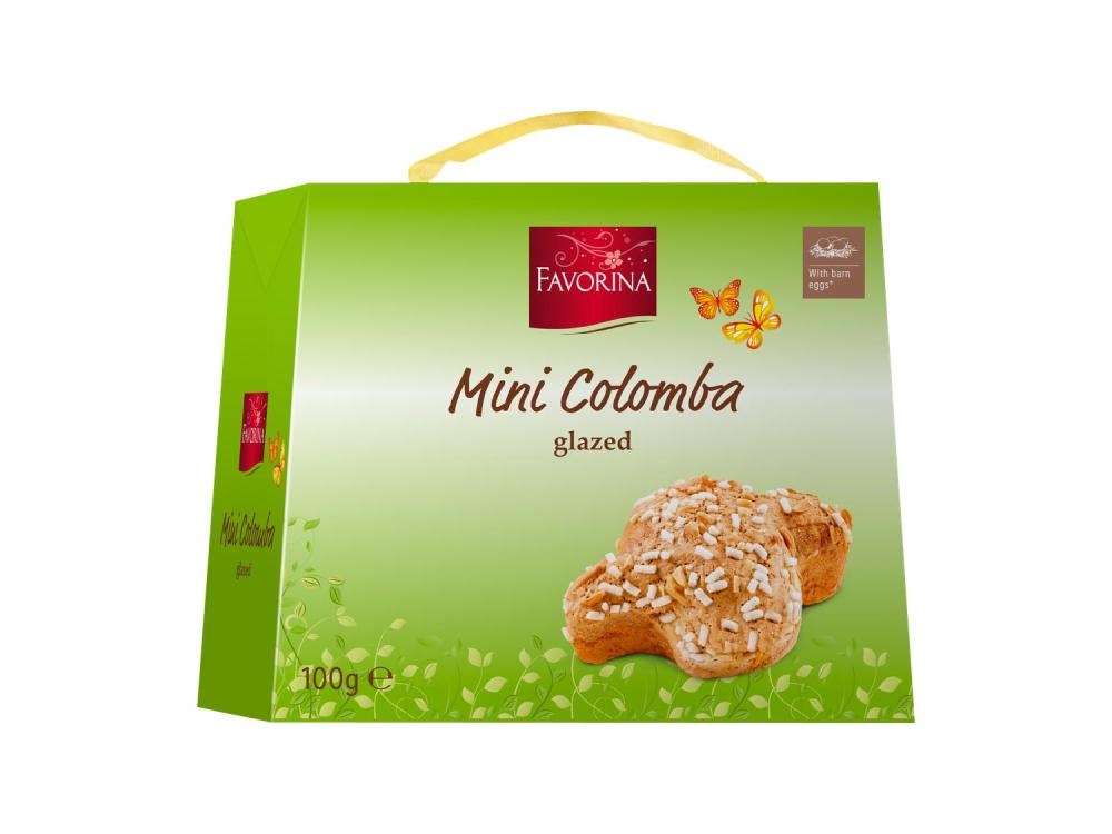 Mini glazirani kolač Favorina Mini Colomba 100 g - Akcija u trgovini Lidl
