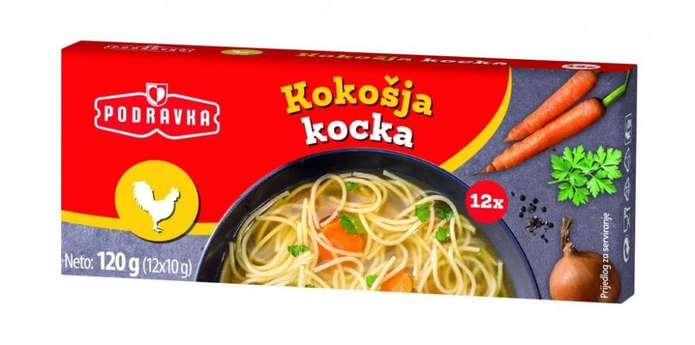 Podravka juhe i kocke za juhu od 40 g do 120 g Akcija u trgovini Spar