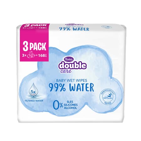 Violeta Maramice Baby vlažne Water Double 3/1 Akcija u trgovini NTL