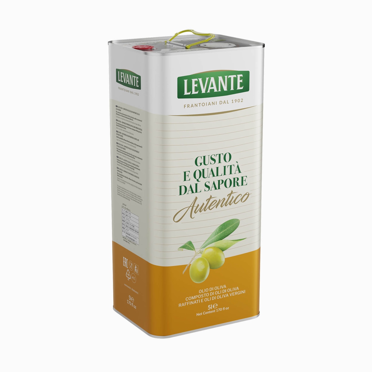 Maslinovo ulje 5 l LEVANTE Akcija u trgovini Stanić Diskont